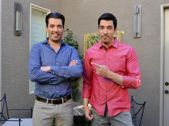 Brother vs. Brother hosts Jonathan Scott (L) and Drew Scott are in a heated competition with each other as the two remodel their respective home and leave it up to guest judges to decided who spent their money most wise. The winner gets to watch as the looser takes part in a humiliating dare.
