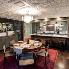 Pub-Style Dining Room is Rustic, Welcoming