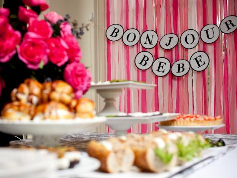 How to Make a French-Themed Baby Shower Backdrop