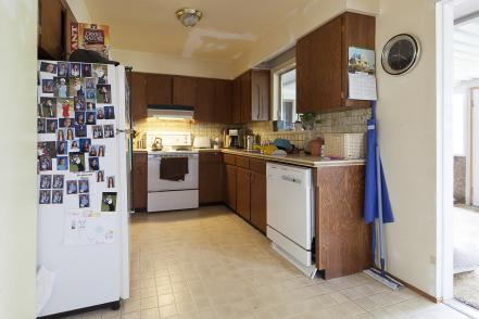 Before: Small Kitchen, Outdated Style