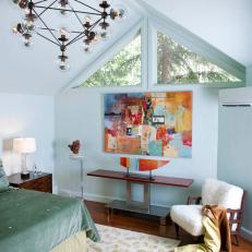 Midcentury Modern Bedroom for Young Girl