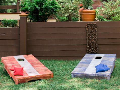 How to Upcycle an Old Pallet Into a Cornhole Game