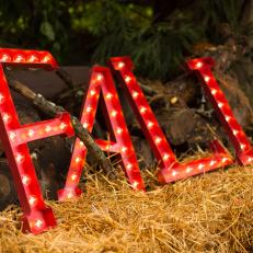 How to Make Marquee Letters