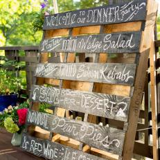 How to Make a Pallet Menu Board