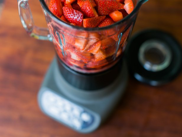 Strawberries in Blender