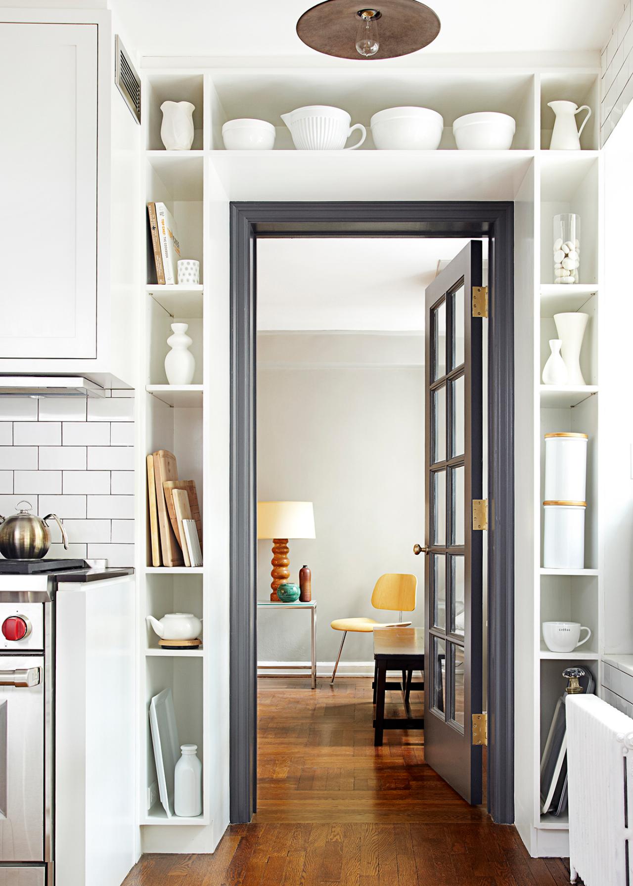Open Shelving Around Door HGTV Open Shelving Around Door HGTV