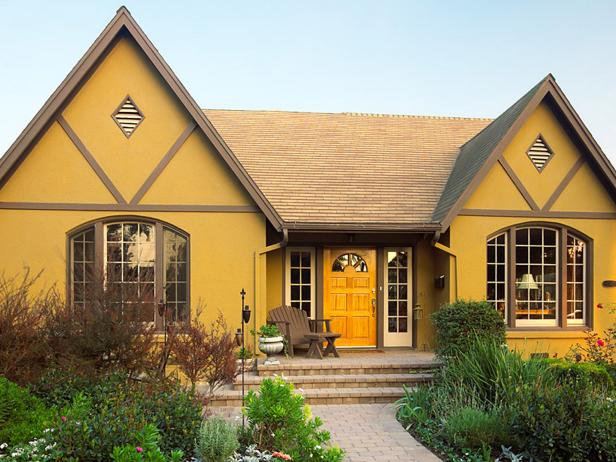  Gold Exterior Paint Colors for Small Space