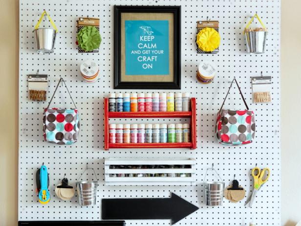 21 Creative Pegboard Ideas For Your Entire House | HGTV's Decorating ...