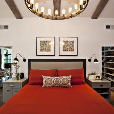 Contemporary Bedroom is Custom Designed