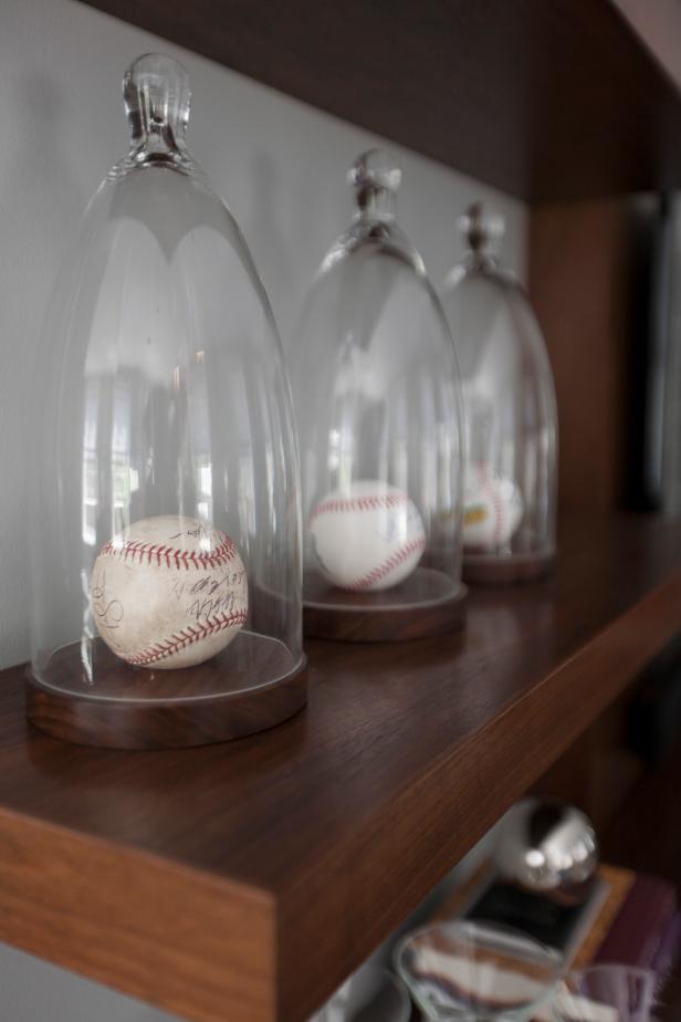 Signed Baseballs in Glass Cloches