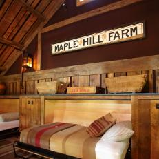 Guest Sleeping Area in Entertainment Barn
