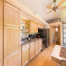 RV Kitchen Boasts Ample Storage Space