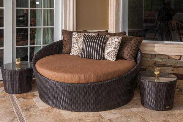 Cozy Outdoor Living Space With Comfy Moon Daybed ... Cozy Outdoor Living Space With Comfy Moon Daybed ... on Living Spaces Outdoor Daybed id=29105