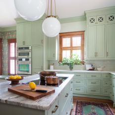 Cottage Kitchen Blends Traditional Elements with Modern Updates