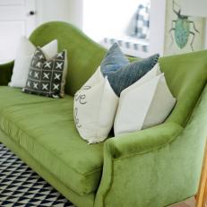 Vivid Green Sofa
