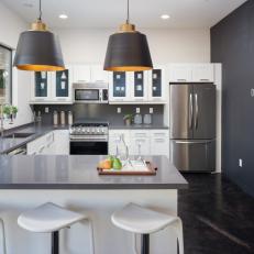Valley St. Contemporary Kitchen with Chalkboard Paint
