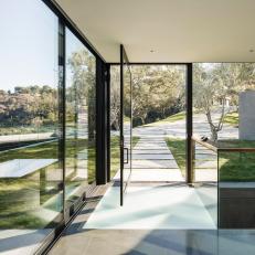 Glass Exterior Walls Offer Connection to Landscape