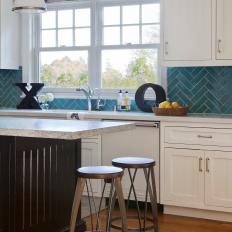 Brentwood Kitchen with Coastal Flair