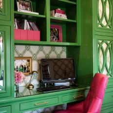 Colorful Office Nook