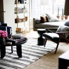 Condo Living Room With Stylish, Contemporary Design