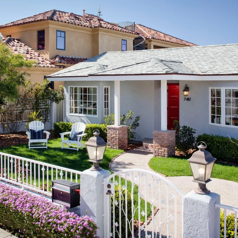 Gray Contemporary Beach Cottage