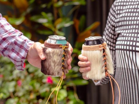 Party Like a Viking With DIY Faux Fur Drink Coozies
