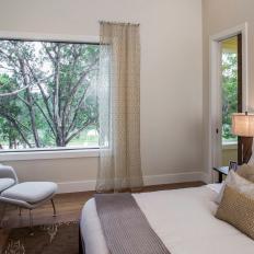 Guest Casita Bedroom With Tree Views