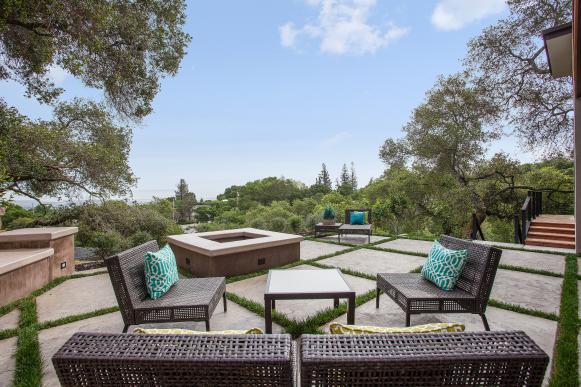 Contemporary Concrete Patio