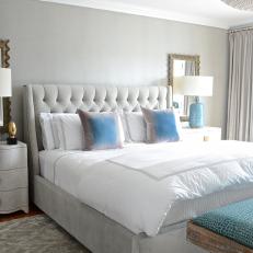 Transitional Bedroom Boasts Symmetrical Design