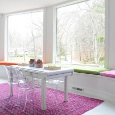 Kids' Craft Table With Mini Ghost Chairs