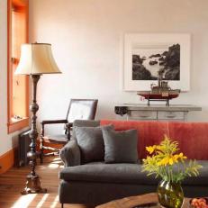 Traditional Living Room in Restored Brooklyn Home