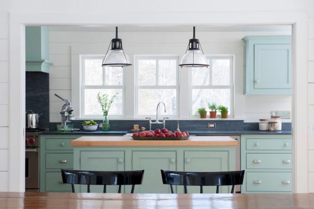 Painted Kitchen Cabinet Ideas Pictures, How To Paint Kitchen Cabinets Antique Green