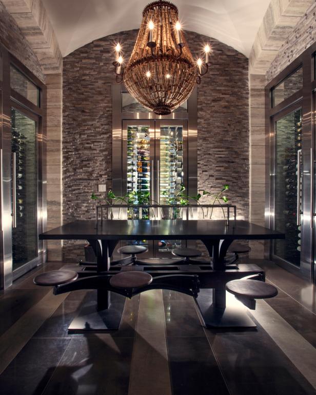 SitIn Wine Cellar with BuiltIn Refrigerators HGTV