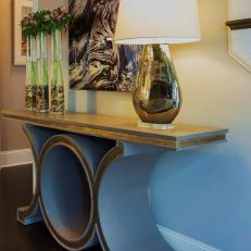 Art Deco Console Table and Vases