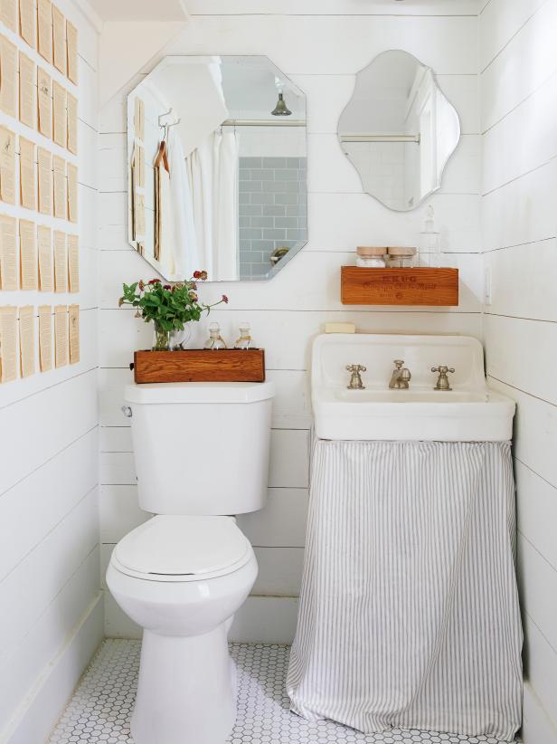 25 Clever Ways To Decorate Above The Toilet | One Thing Three Ways | Hgtv