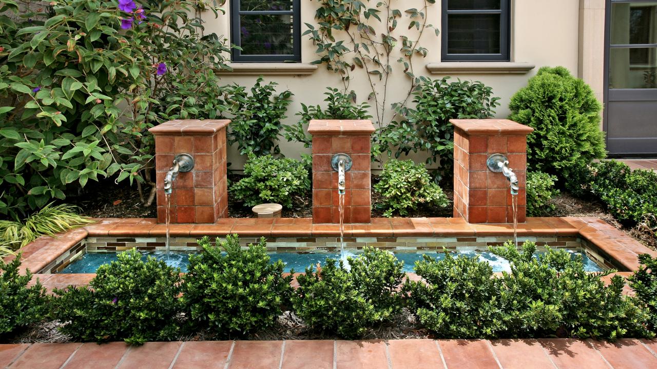 15 Gorgeous Patio Fountain Ideas HGTVs Decorating Design Blog