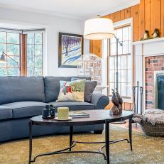 Family Room in Winter