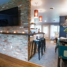 Loft Inspired Renovation, Wrap-Around Breakfast Bar