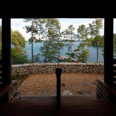 Back Porch With Lake View