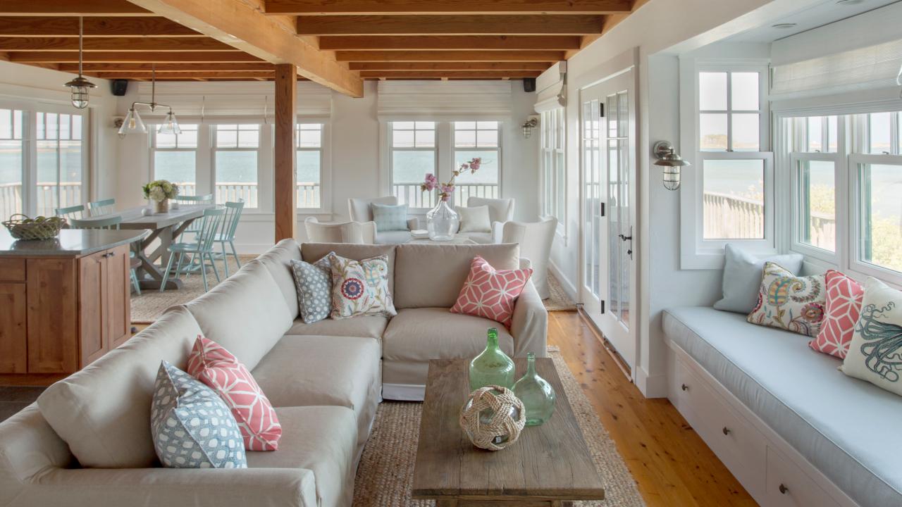 13 Coastal Cool Living Rooms HGTVs Decorating Design Blog HGTV