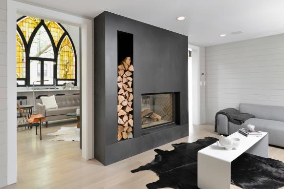 Black and White Modern Living Room