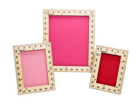 How to Turn Rulers Into Picture Frames