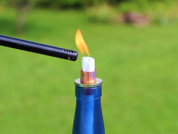 Using a stick lighter or long match, light your beautiful new citronella torch, sit back and relax! When you’re done, simply put out the flame with a torch snuffer and store indoors or in a covered area between uses.