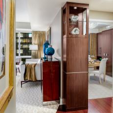 Custom Cabinetry Separates High-Rise Living Spaces