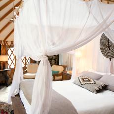 Neutral Transitional Yurt Perfect As Outdoor Retreat