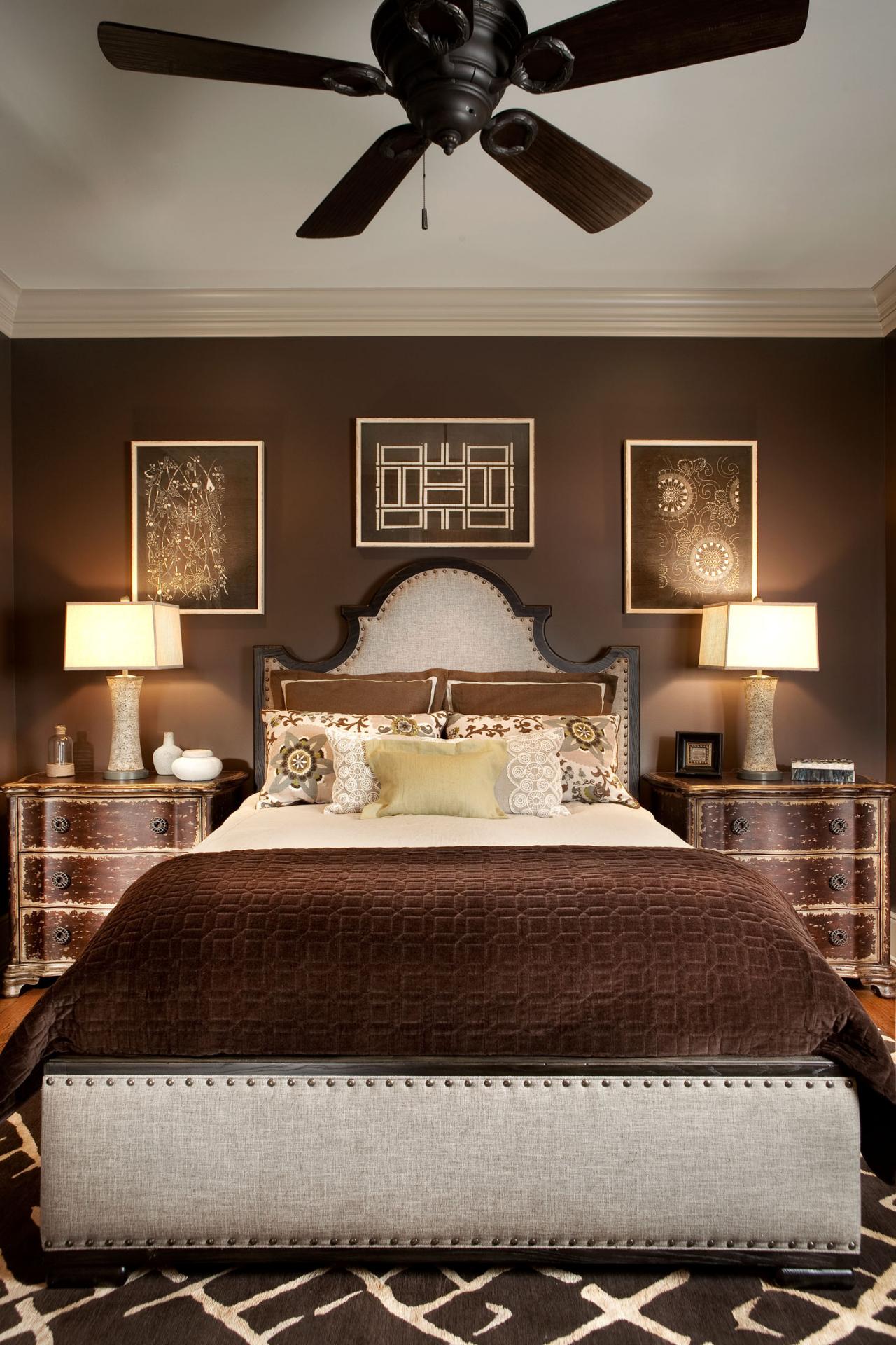 Bedroom in Chocolate Brown | HGTV Chocolate Brown Room Designs