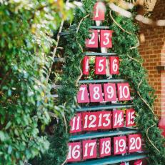DIY Advent Calendar Ladder