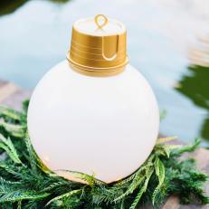 DIY Oversized Glowing Ornaments
