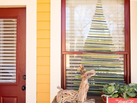 Make Christmas Tree-Shaped Window Dowels
