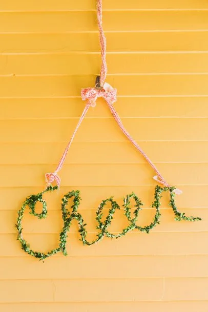 How to Make Rope Light Word Art HGTV